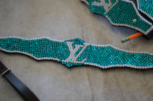 Turquoise Designer Tack Set