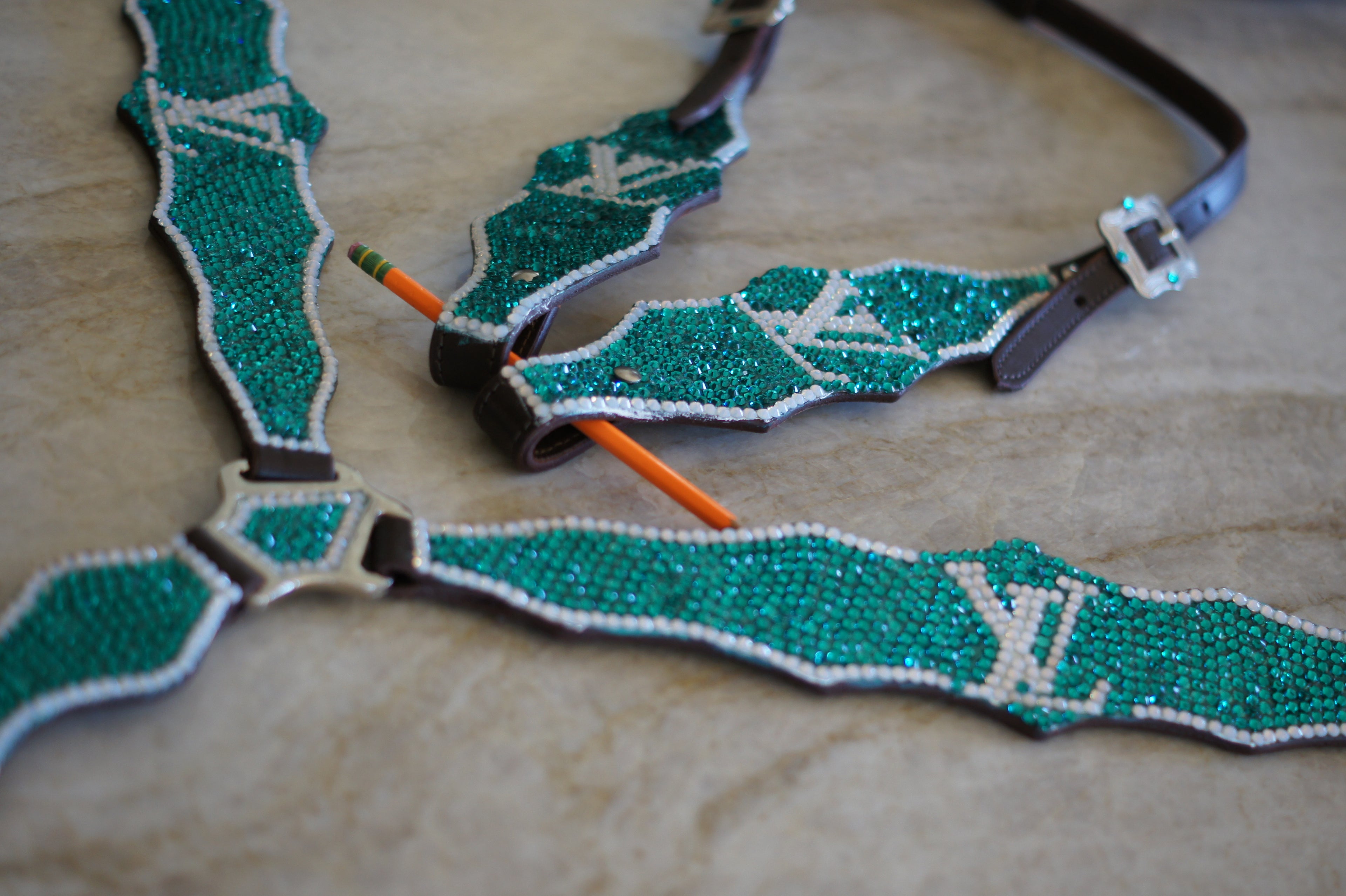 Turquoise Designer Tack Set