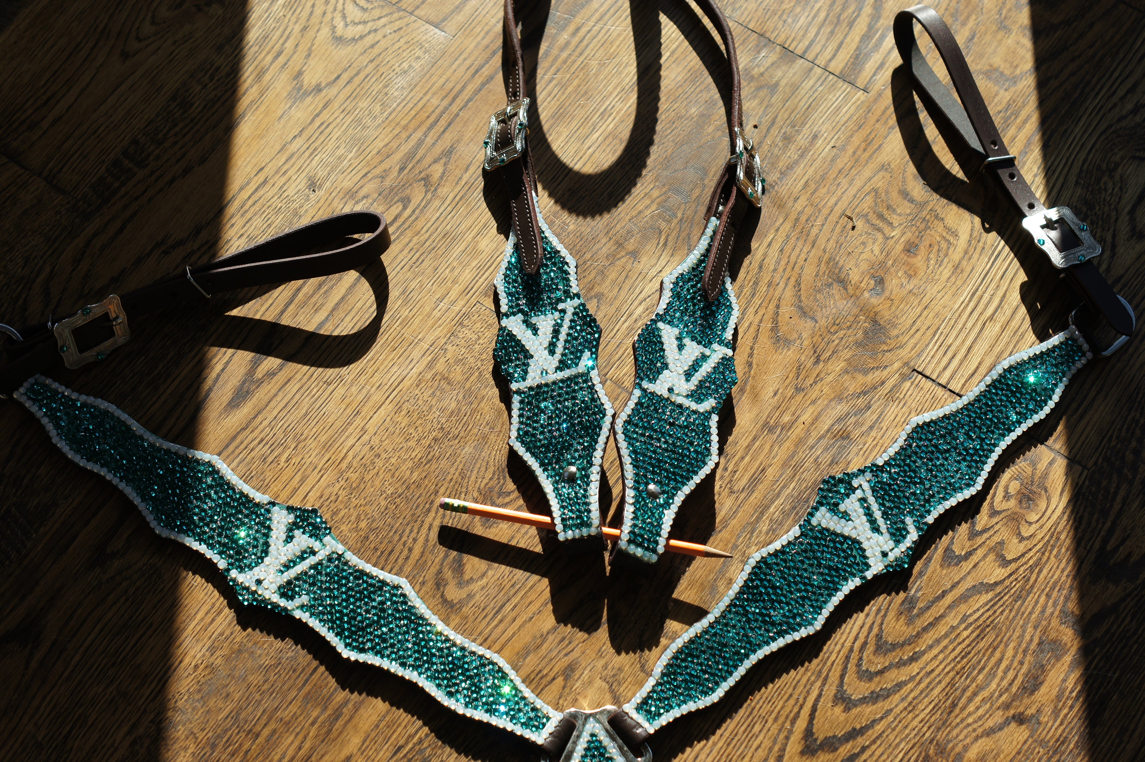 Turquoise Designer Tack Set